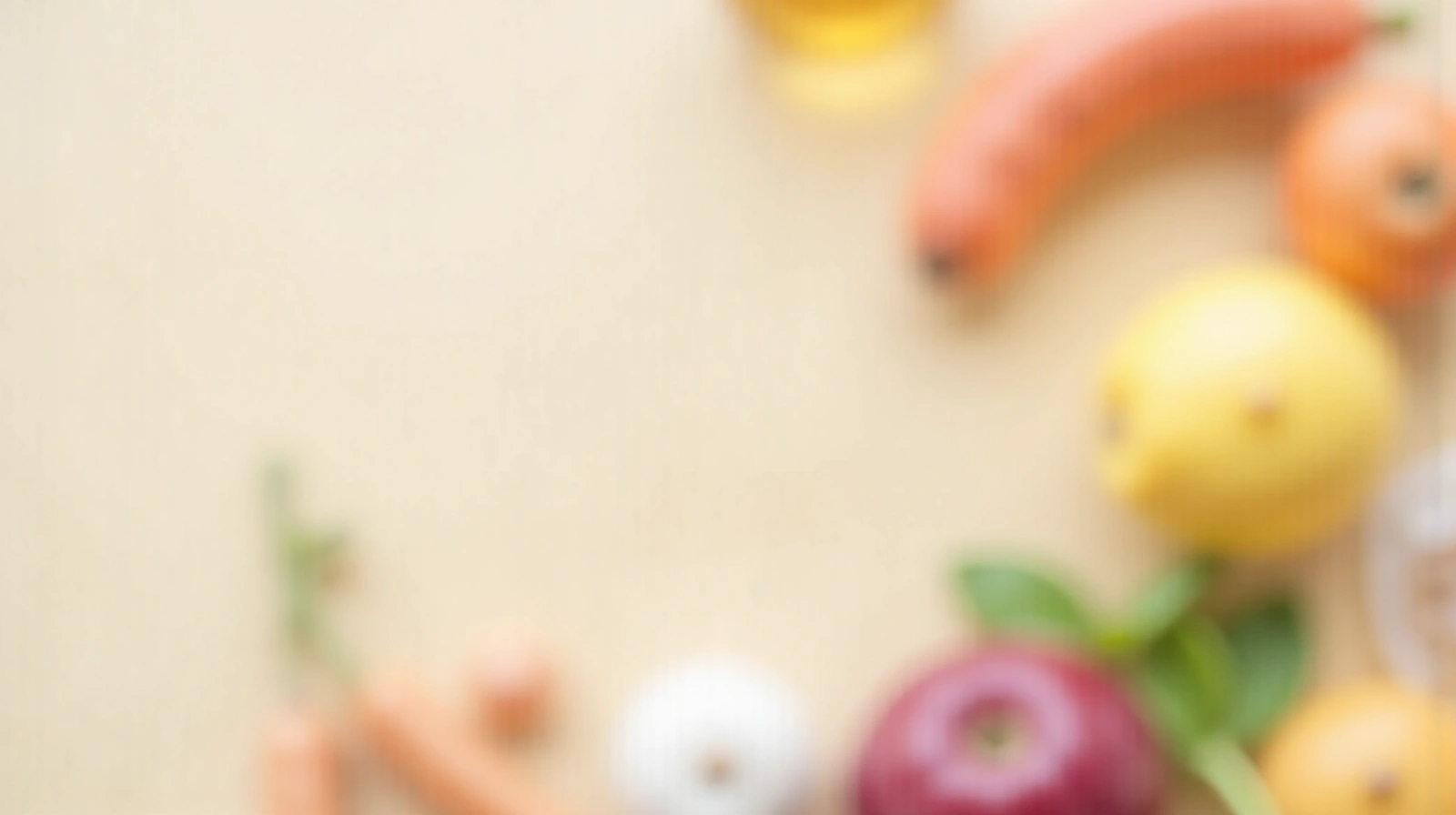 Fondo abstracto con elementos de nutrición y bienestar